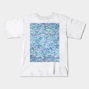 Marble Mosaic in Sapphire and Emerald Kids T-Shirt